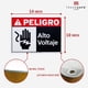 thumbnail image 3 of Cartel Peligro Alto Voltaje TRADESAFE TSSSSS7 14 x 10 in Aluminio, 3 of 3