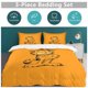 thumbnail image 5 of x41 Garfield Bed Duvet Cover Microfiber Bedding Sets 3D Printed Lightweight 3 Piece Comforter Sets, 1 Duvet Cover And 2 Pillow Shams for Kids Boys Girls 79"x90" jn41, 5 of 5