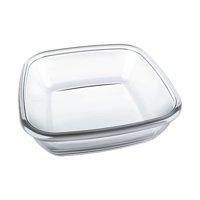 Bandeja Cuadrada Vidrio Templado 1500Ml Sempre