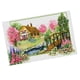 thumbnail image 1 of Kit de Punto de Cruz Estampado Fiocias Paisaje de Cuatro Estaciones Primavera DIY, 1 of 5