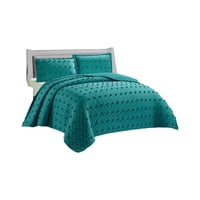 Tengfei - Cubrecama Quilt Tufting De Lujo Suave 2 Plazas