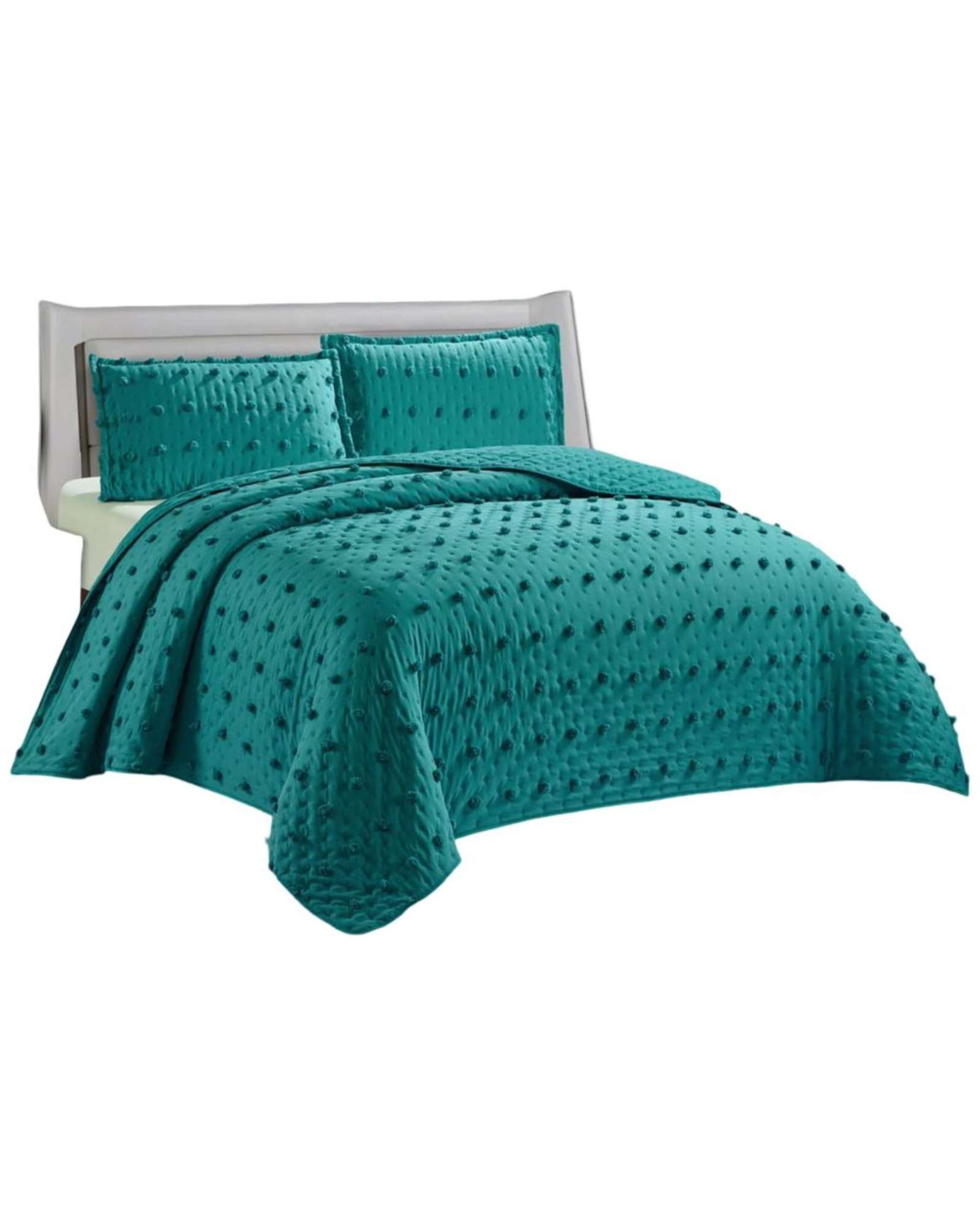 Tengfei - Cubrecama Quilt Tufting De Lujo Suave 2 Plazas