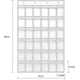 thumbnail image 4 of Classroom Pocket Charte Stoage Bag Over Puerta Hanging con 36 Pockets Hanging Oganizer Tarjeta Pocket Oganizer fo Camaroom Niños's Literacy, 4 of 7