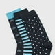 thumbnail image 2 of Calcetines Hombre Print Tripack Negro Corona, 2 of 4