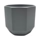 thumbnail image 1 of Macetero Maceta De Ceramica Gris Lineas Verticales L, 1 of 8