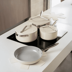 Venhoouse - Batería De Cocina Cerámica Antiadherente 9 Piezas Hicook