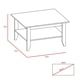 thumbnail image 3 of Mesa De Centro Essential 45x80x70 Cm Wengue, 3 of 3