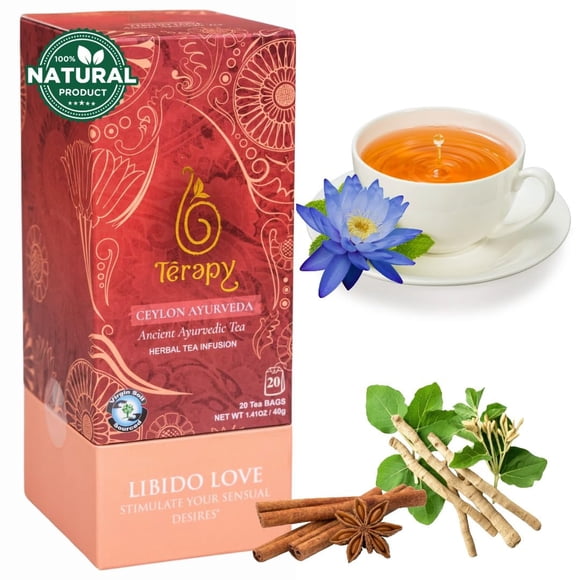 Té TERAPY Libido Passion 40 g Ayurvédico de Hierbas