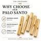 thumbnail image 3 of Incienso CDE CREATIONS 60 varitas de Palo Santo 10 cm, 3 of 5