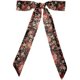 thumbnail image 1 of INSPIRE CHIC Bufandas de Chifón Floral Cuadradas Delgadas Largas Pañuelo Cuello Largo-Negro Rojo 140x5cm, 1 of 7