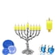 thumbnail image 3 of Vasos de aceite en gelatina prellenados de Janucá y velas | The Dreidel Co., 3 of 7