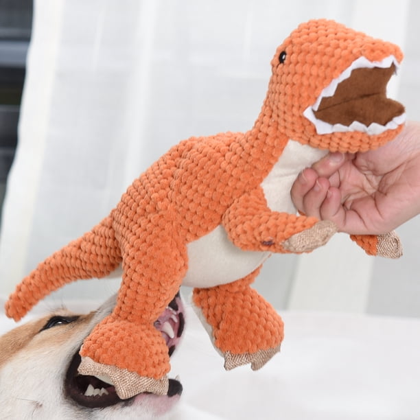 Plush Toys For Dogs, Bite Resistant Dinosaur Shaped Dog Chew Toy, Interactive Dog Toys, Pet Toys