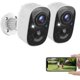 thumbnail image 1 of Cámaras de seguridad MaxiViz Wireless Outdoor 2K con detección de IA, 1 of 8