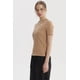 thumbnail image 2 of Polera Mujer Lisa Rib Beige Oscuro, 2 of 4
