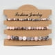 thumbnail image 1 of 3pcs/set Colorful Natural Stone Beads Bracelets - Stretchable Bangle Jewelry Gift for Women, 1 of 5