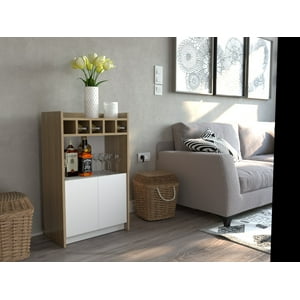 Amv Muebles - Mesa Recibidor Cava Organizador Vinos Funcional