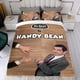 thumbnail image 4 of Sr. Bean Conjunto de sábanas temático, trío de piezas, cómodo y amigable con la piel, diseño único, regalo de decoración para el hogar para familiares, amigos y fans,140cm *210cm, 4 of 6