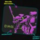 thumbnail image 2 of Mousepad 20x24 Cm - Diseño Evangelion eva-01 Pixel Retro Edition, 2 of 2