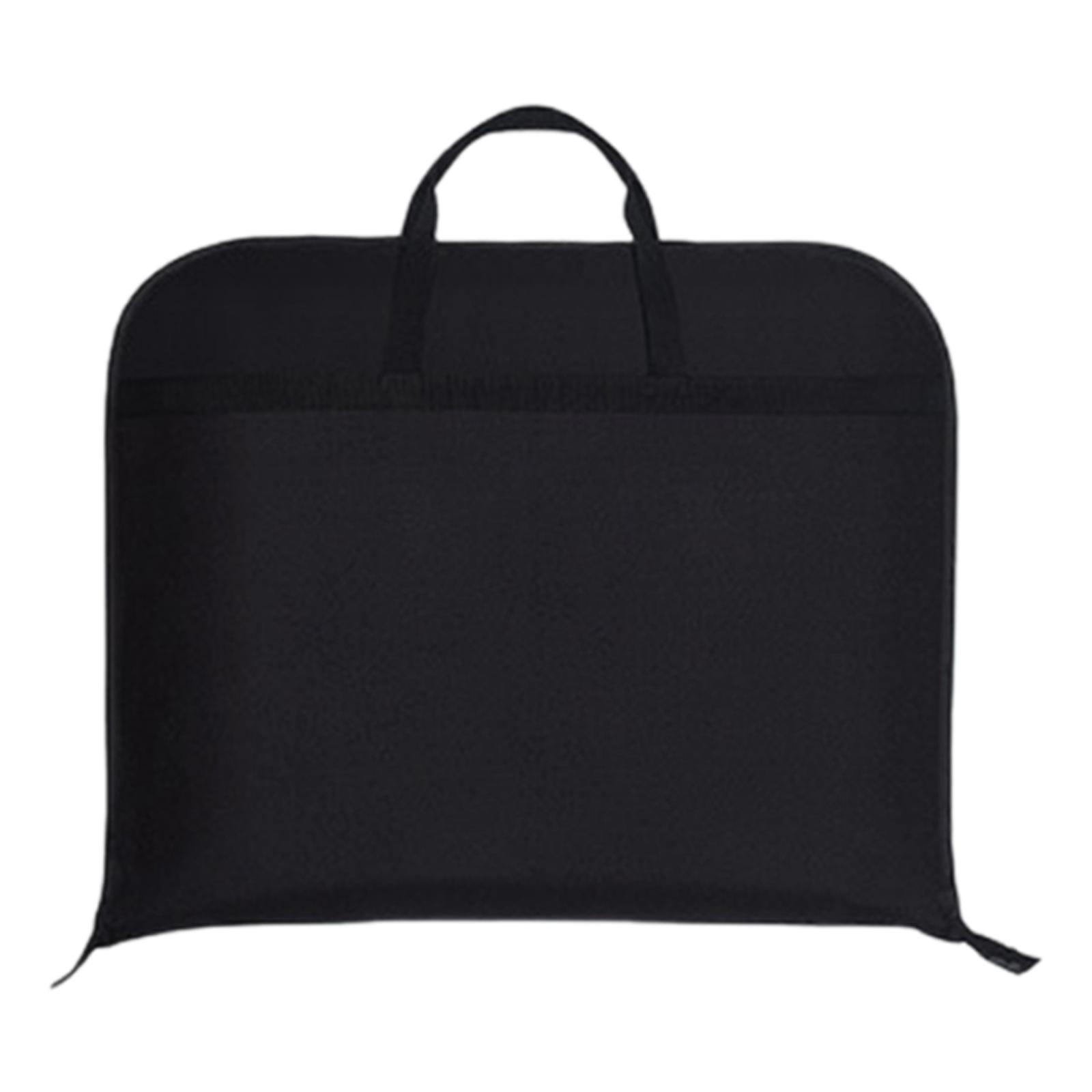 Magideal - Bolsa De Traje Bolsa De Traje Colgante Para Hombres Y Mujeres Funda De Ropa Plegable Funda De Traje Bolsa De Ropa Colgante Para Chaquetas Camisas Disf Negro