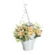 thumbnail image 1 of Flores Artificiales Colgantes Con Maceta De Cadena De Canasto Para Terraza Al Aire Libre Estilo C, 1 of 3