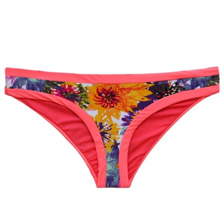 Bikini Calzón Clásico Estampado Naranja Xl