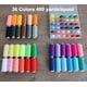 thumbnail image 2 of Surtido De Hilos De Coser 36 Colores Con Bobinas 400 Yardas, 2 of 9