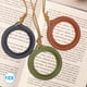 thumbnail image 2 of Lupa de collar de cuero de 3 piezas, lupa de lectura de 10 aumentos para personas mayores y niños, lente de aumento de 80 mm para lectura de libros, periódicos, inspección, monedas, joyas, exploración, 2 of 7