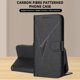 thumbnail image 3 of Funda Cartera Fibra de Carbono para Samsung Galaxy S24 con Soporte y Cierre Magnético Negro, 3 of 6