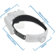 thumbnail image 2 of Lentes lupa con luz LED tipo visera zoom -1x a 14x #1, 2 of 3