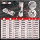 thumbnail image 2 of Juego de llaves de vaso JEUCLEL 10-19 mm, cabezal de 3/8", 10 piezas, 2 of 9