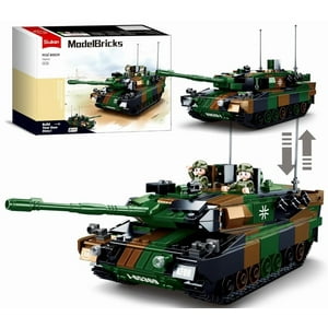 Sluban - Tanque Ech Leopard 2A4 Y A5, Compatible Lego