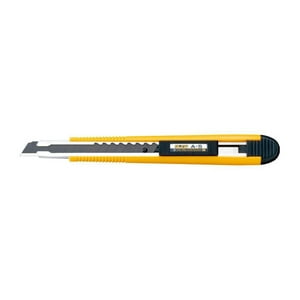Olfa - Cuchillo Mediano Con Seguro Automático Y Clip A-5 9Mm