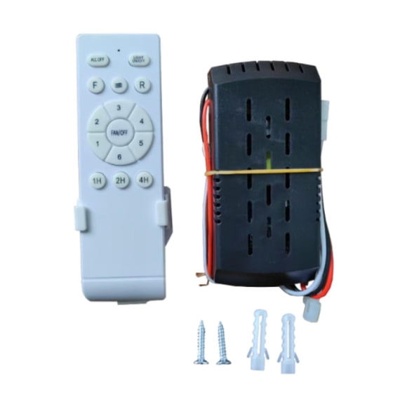 Juego de control remoto para luz de ventilador de techo, control remoto inteligente inalámbrico y receptor de 50 W para lámpara de ventilador de techo