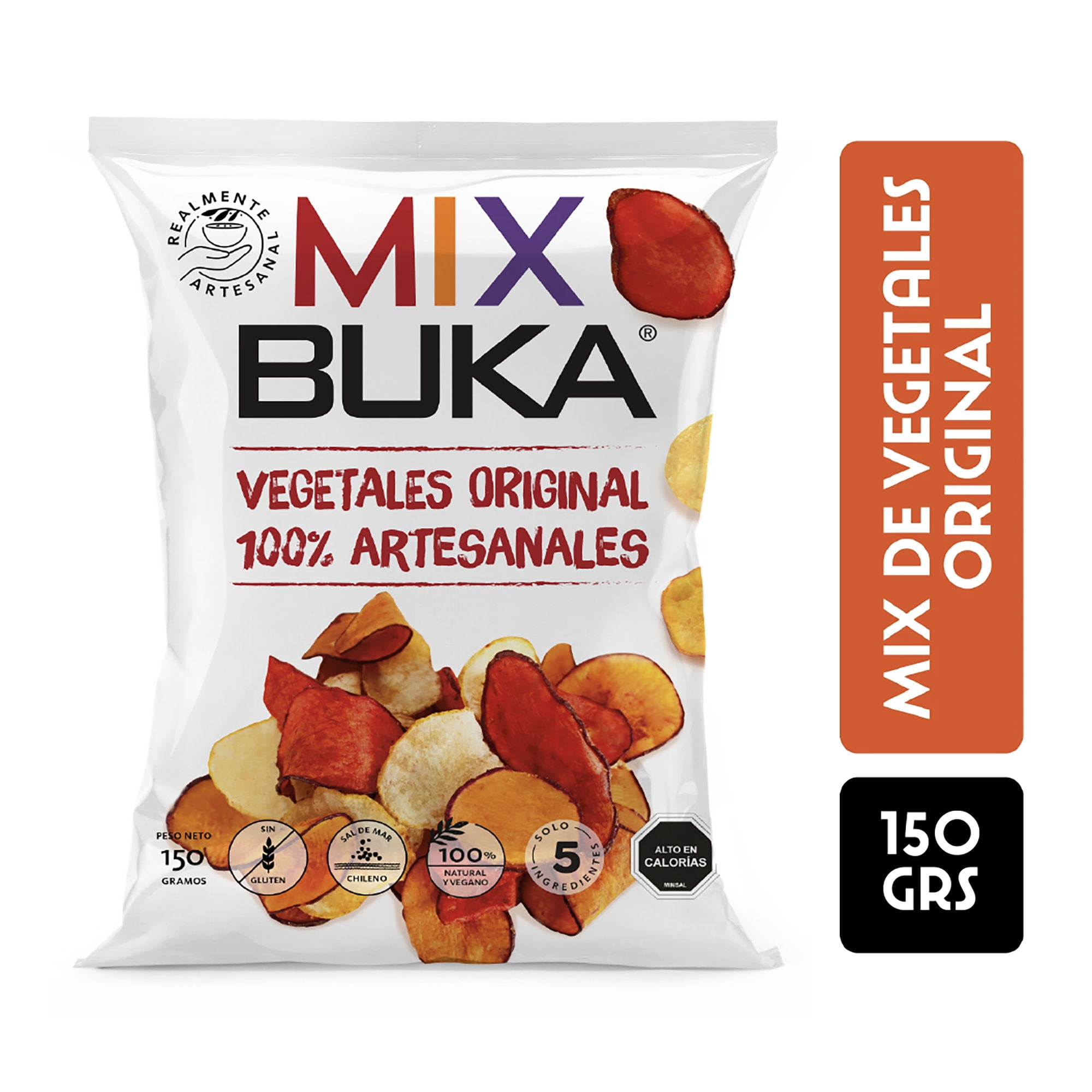 Chips Vegetales Original 150 g Buka