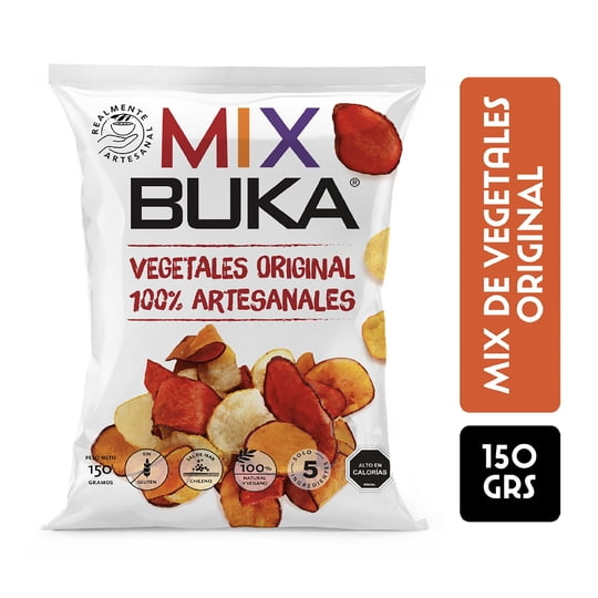 Chips Vegetales Original 150 g Buka