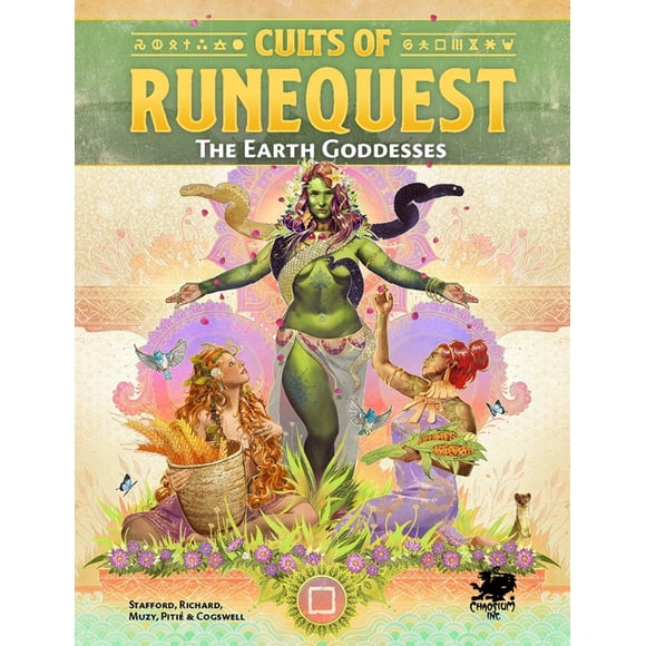 Libro Chaosium Cults of RuneQuest: Las diosas de la tierra