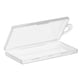 thumbnail image 1 of Caja de almacenamiento transparente rectangular con tapa, caja de polipropileno, caja de embalaje de plástico transparente de 150 mm de largo., 1 of 5
