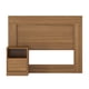 thumbnail image 1 of Respaldo de Cama 2 Plazas con Velador Café Claro, 1 of 3