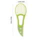 thumbnail image 4 of 1/2pcs, 3-in-1 Avocado Slicer Shea Corer Butter Fruit Peeler Cutter Pulp Separator Plastic Knife Kitchen Vegetable Tools Home Accessory, 4 of 4