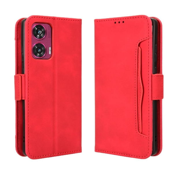 Funda Tipo Billetera FOXDOCK para Motorola Edge 50 Fusion 5G – Tapa Flip con Tarjetero