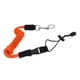 thumbnail image 3 of Seguridad Kayak Paddle Leash Rod de Pesca Rodillo en espiral Cordón Naranja, 3 of 3