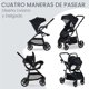 thumbnail image 4 of Coche Bebé Travel System Brook-Willow Onix Glacier Negro, 4 of 8