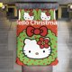 thumbnail image 1 of Merry Christmas Hello Kitty 3 Pieces Duvet Cover Set Full Size Super Soft Fade Resistant Microfiber, 1 of 4