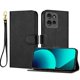 thumbnail image 1 of Funda Cartera para Motorola Moto Edge 50 Tarjetero Soporte Magnético y Correa Negro, 1 of 5