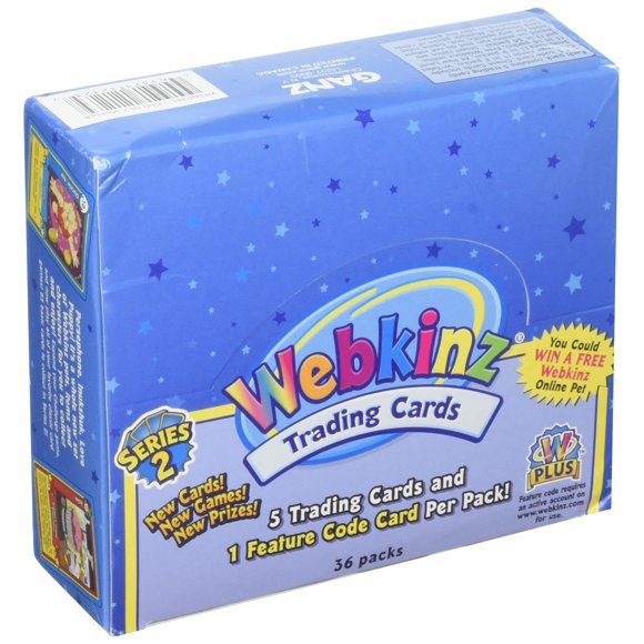 Tarjetas coleccionables Webkinz Serie 2 Caja sellada 36 paquetes