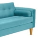 thumbnail image 4 of Sofa Retro 3cg Felpa 04 Turquesa, 4 of 6
