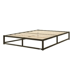 Base Para Cama Europea Acero Y Madera 150X190 Cm 2 Pza Nova Vincenzi