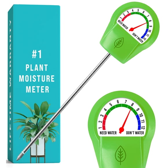 Medidor de humedad del suelo GROWIT Accurate, 26 cm, no necesita pilas
