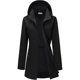 thumbnail image 1 of Chaqueta Softshell Impermeable 33,000ft para Mujer con Capucha y Forro Polar, 1 of 3