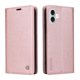 thumbnail image 4 of Funda Billetera de Cuero para iPhone 16 Plus con Tarjetero y Soporte - Tapa Magnética Rosa, 4 of 6